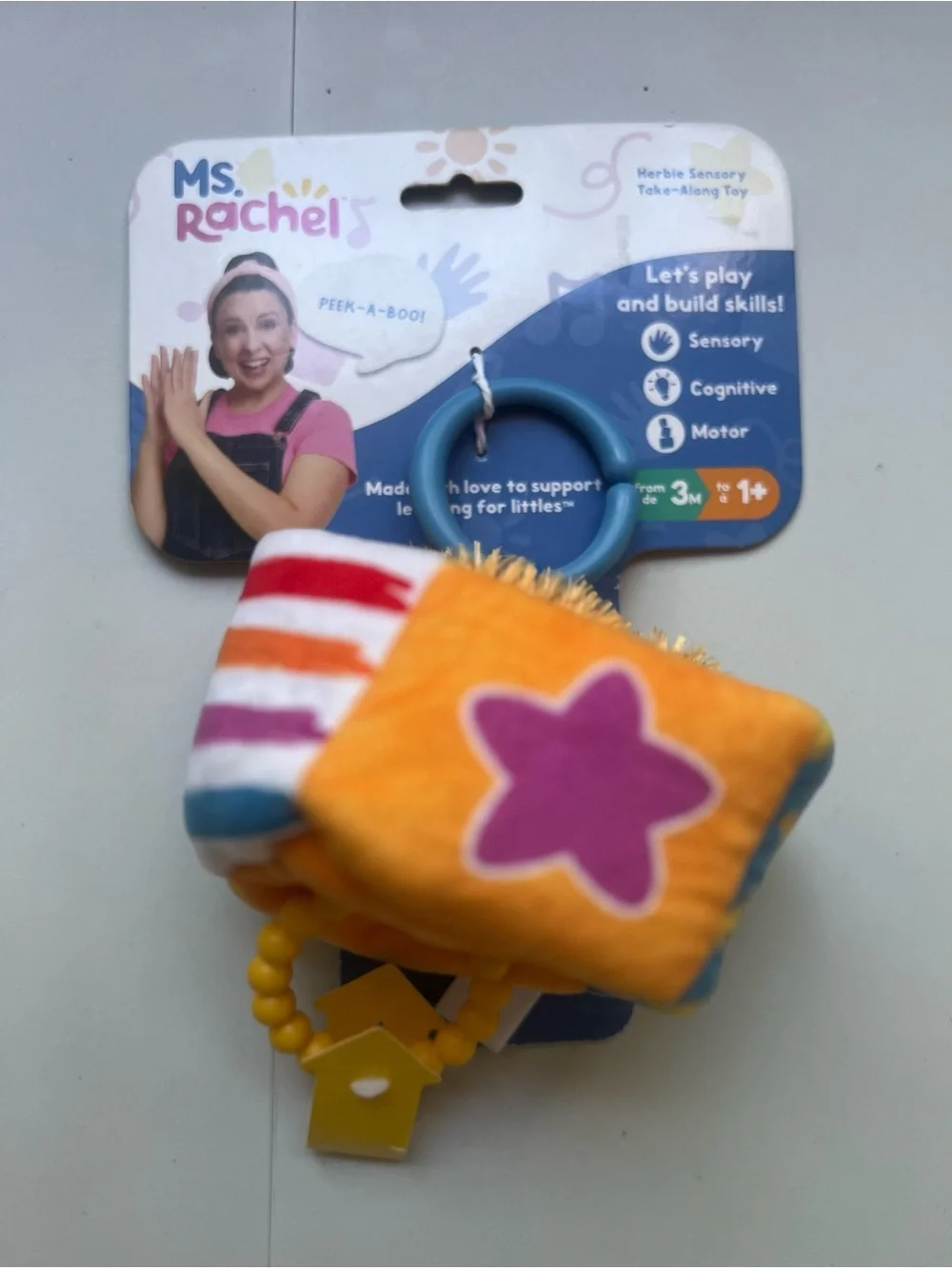 Ms. Rachel Sensory Take-Along Toy - Herbie